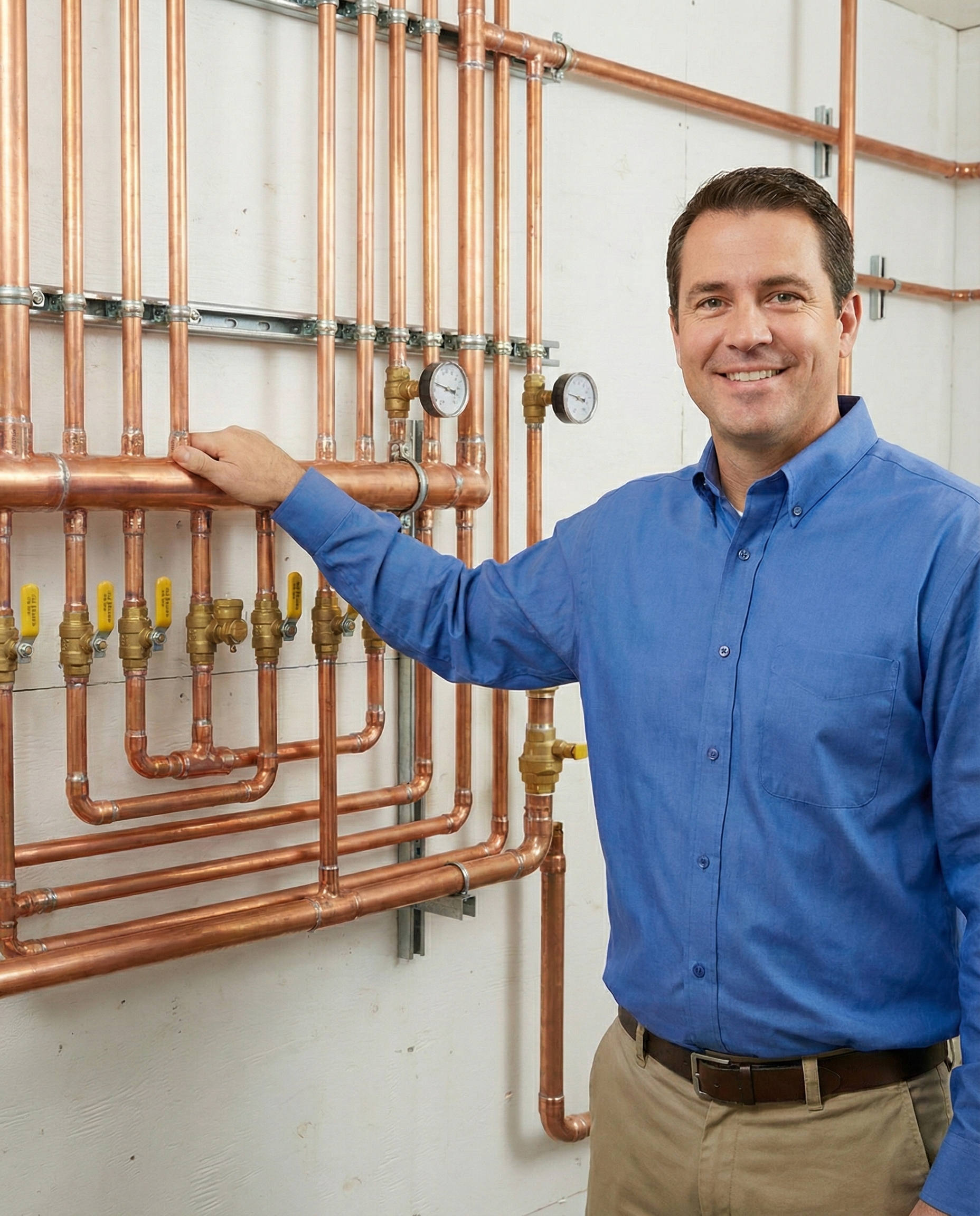 Professional whole-home copper and PEX repiping services