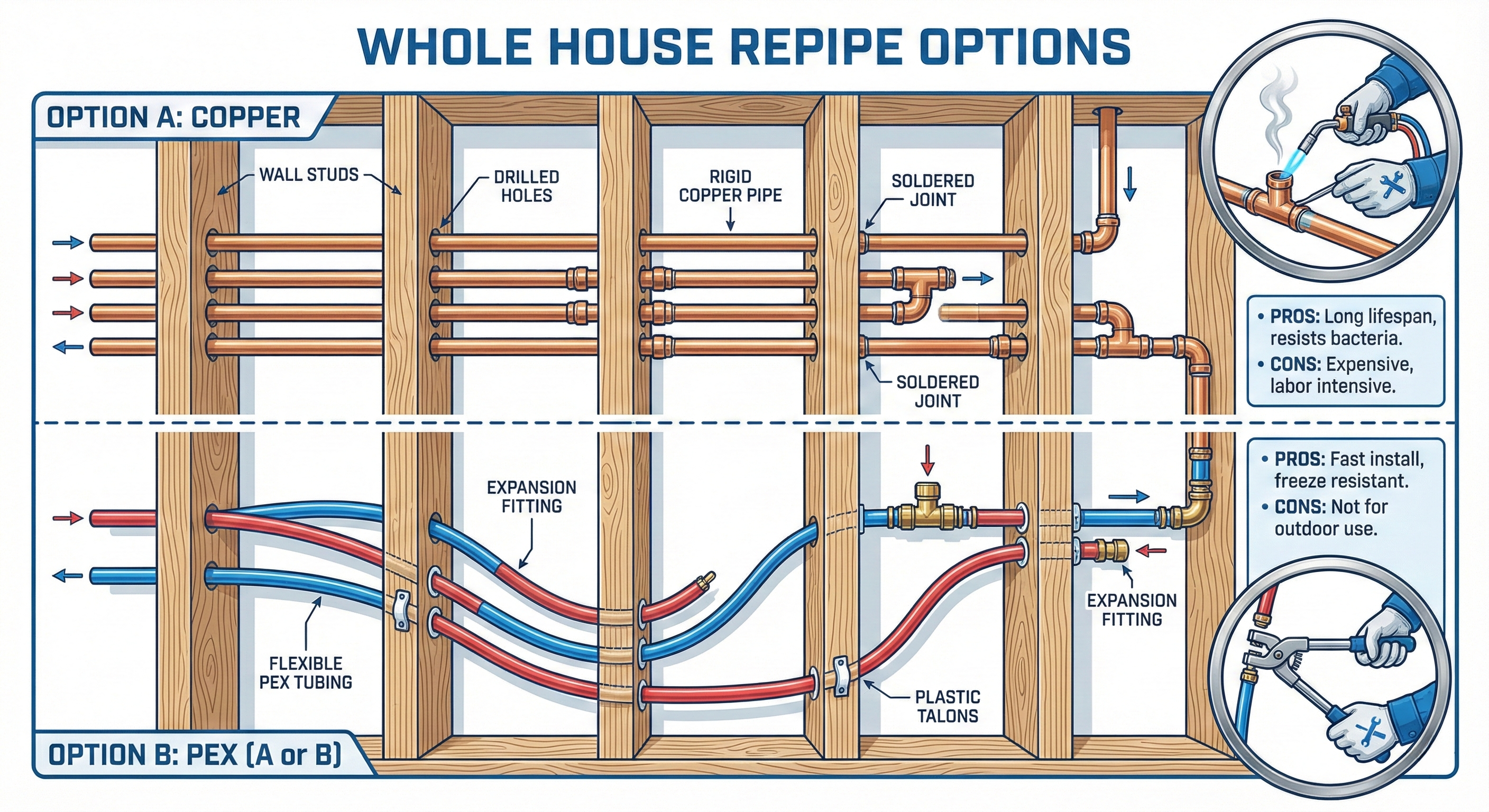 Material Comparison: Copper vs PEX