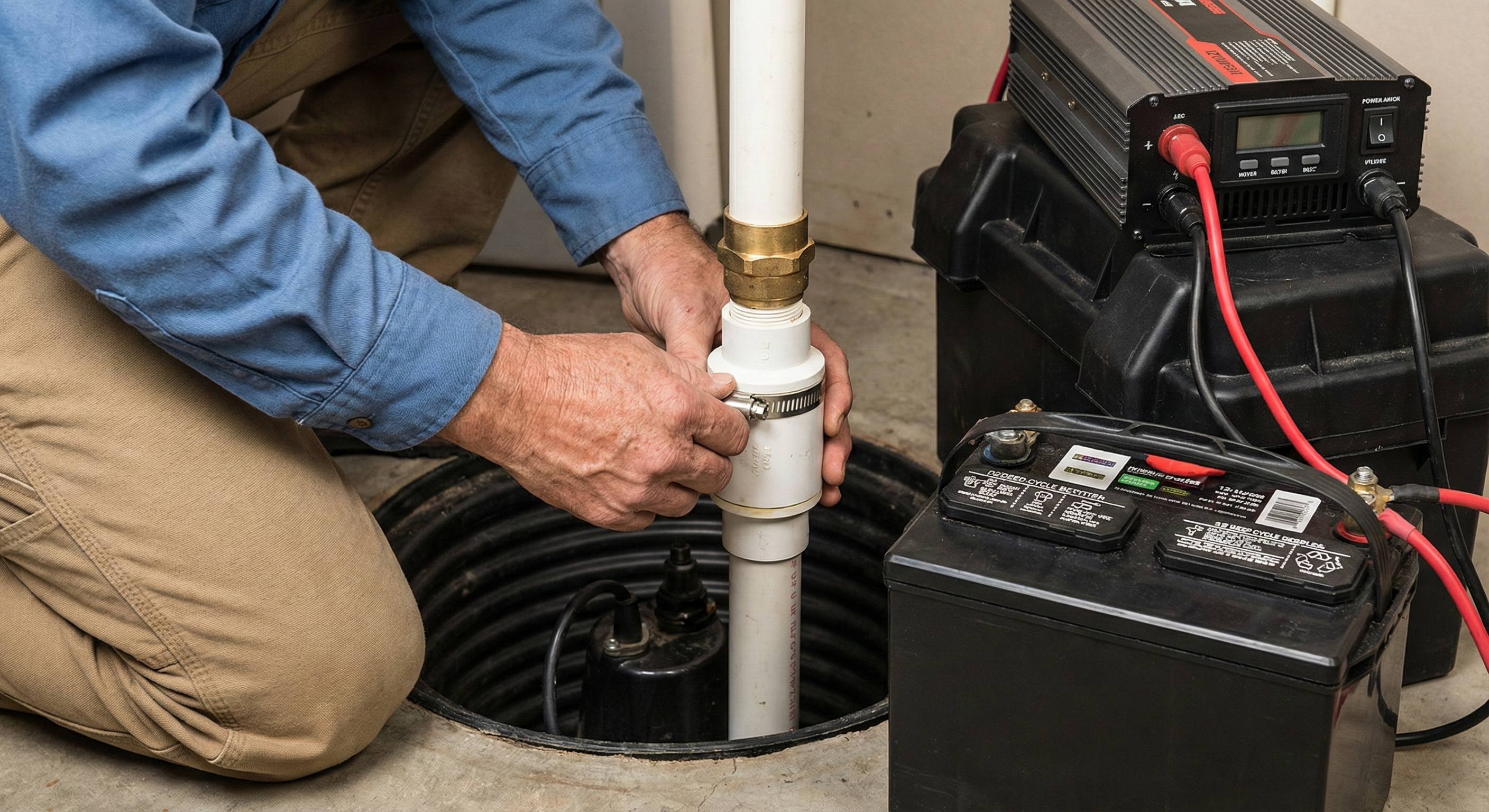 Professional sump pump installation and service