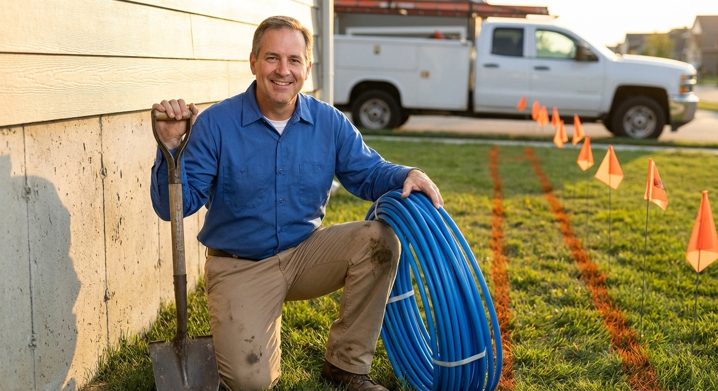 Professional main water line repair and replacement services