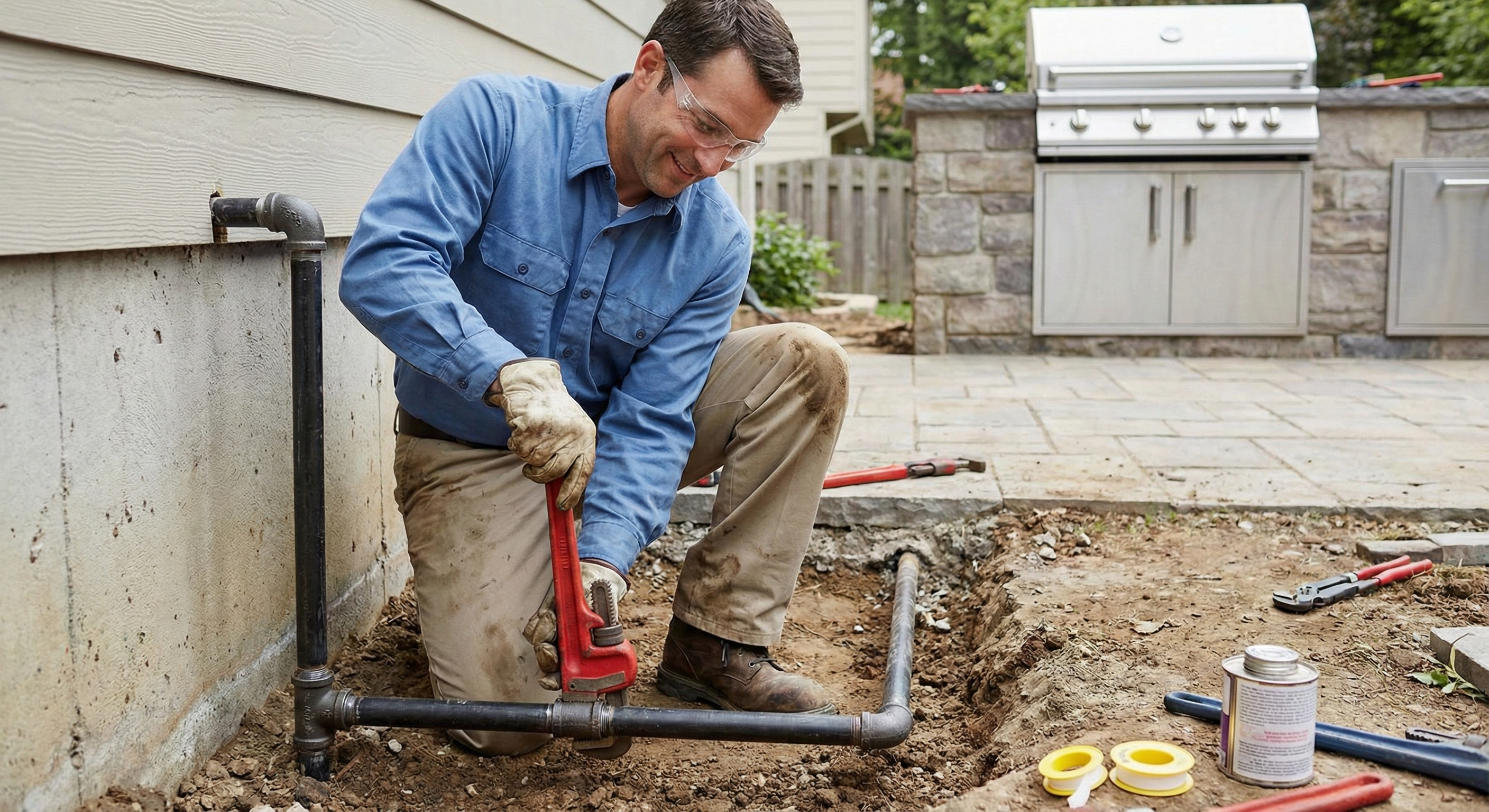 Professional gas appliance connection and installation services